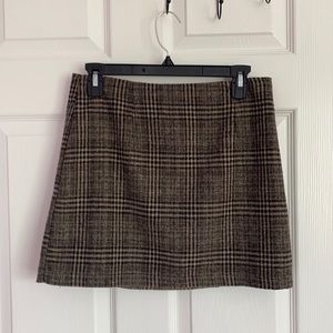 Forever 21 plaid mini skirt, size M